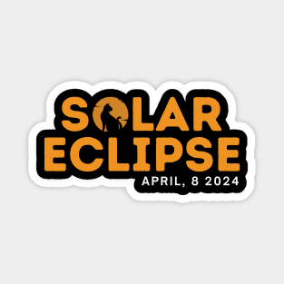 SOLAR ECLIPSE APRIL, 8 2024 Sticker